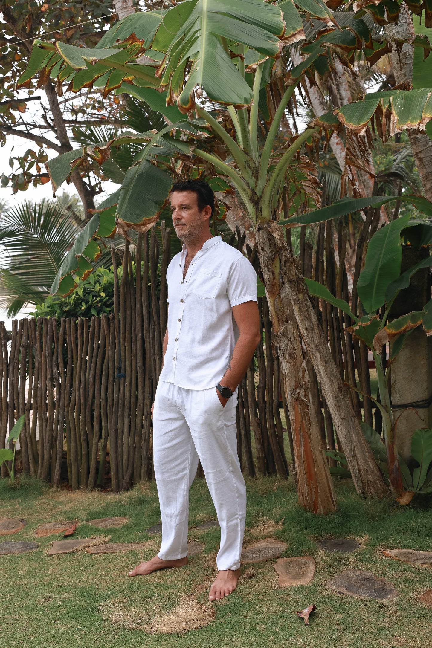 Adam Pants White