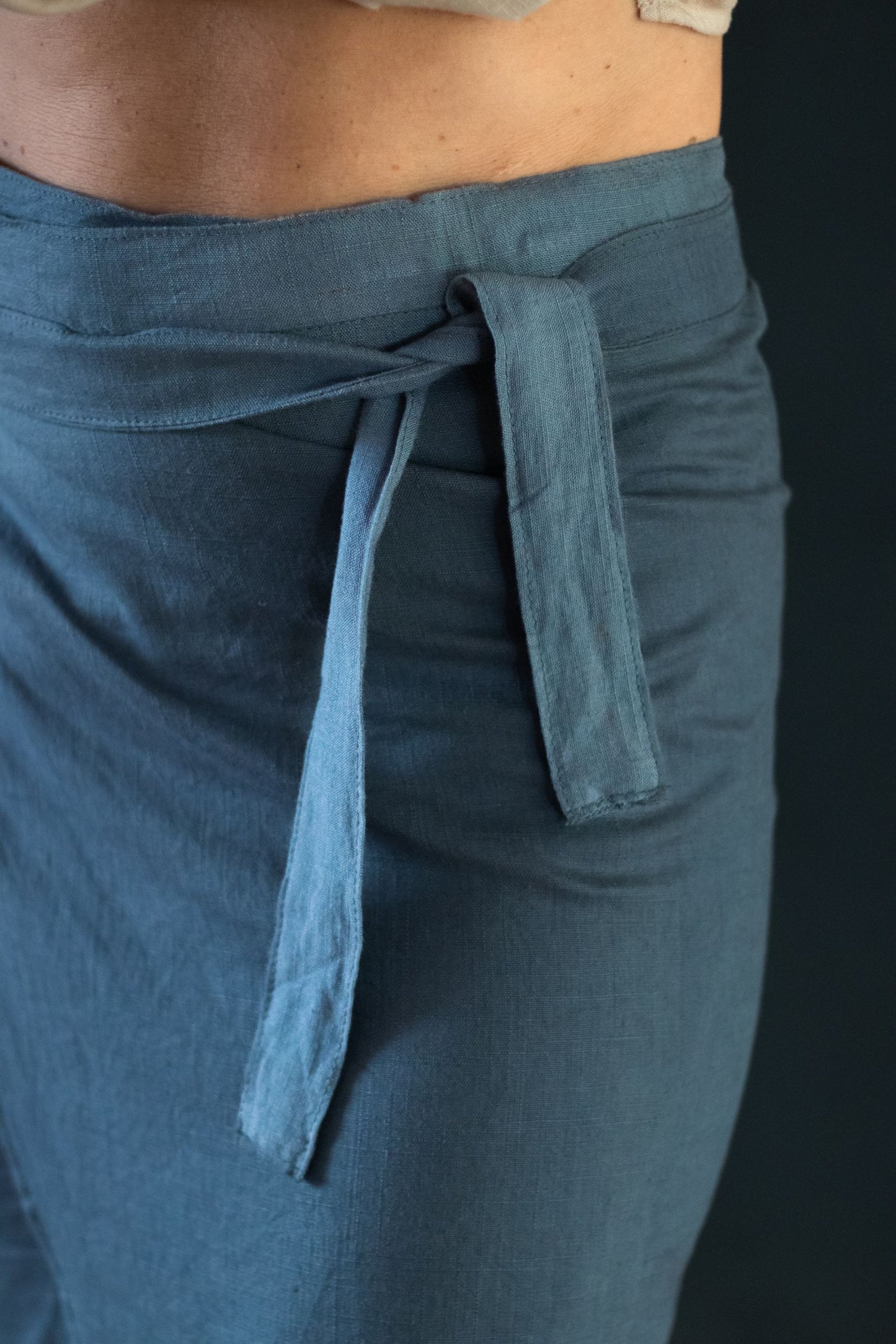 Shanni Skirt Blue Grey