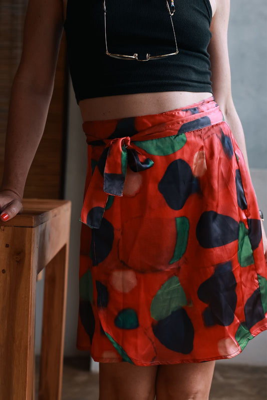 Shanni Skirt Red Dots
