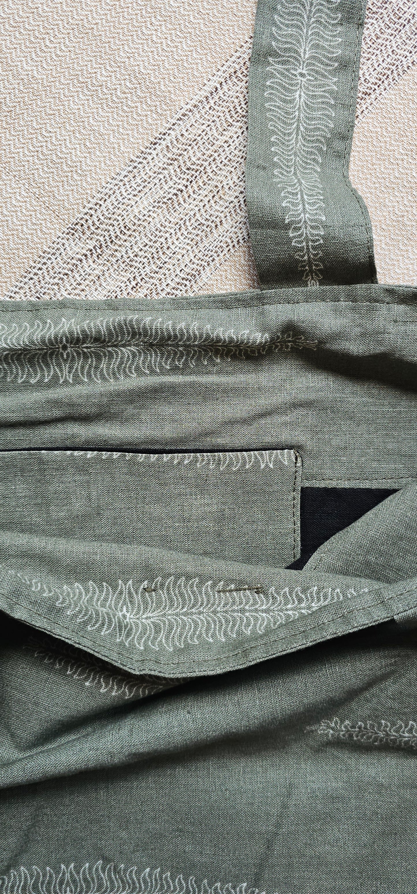Linen Tote Bag