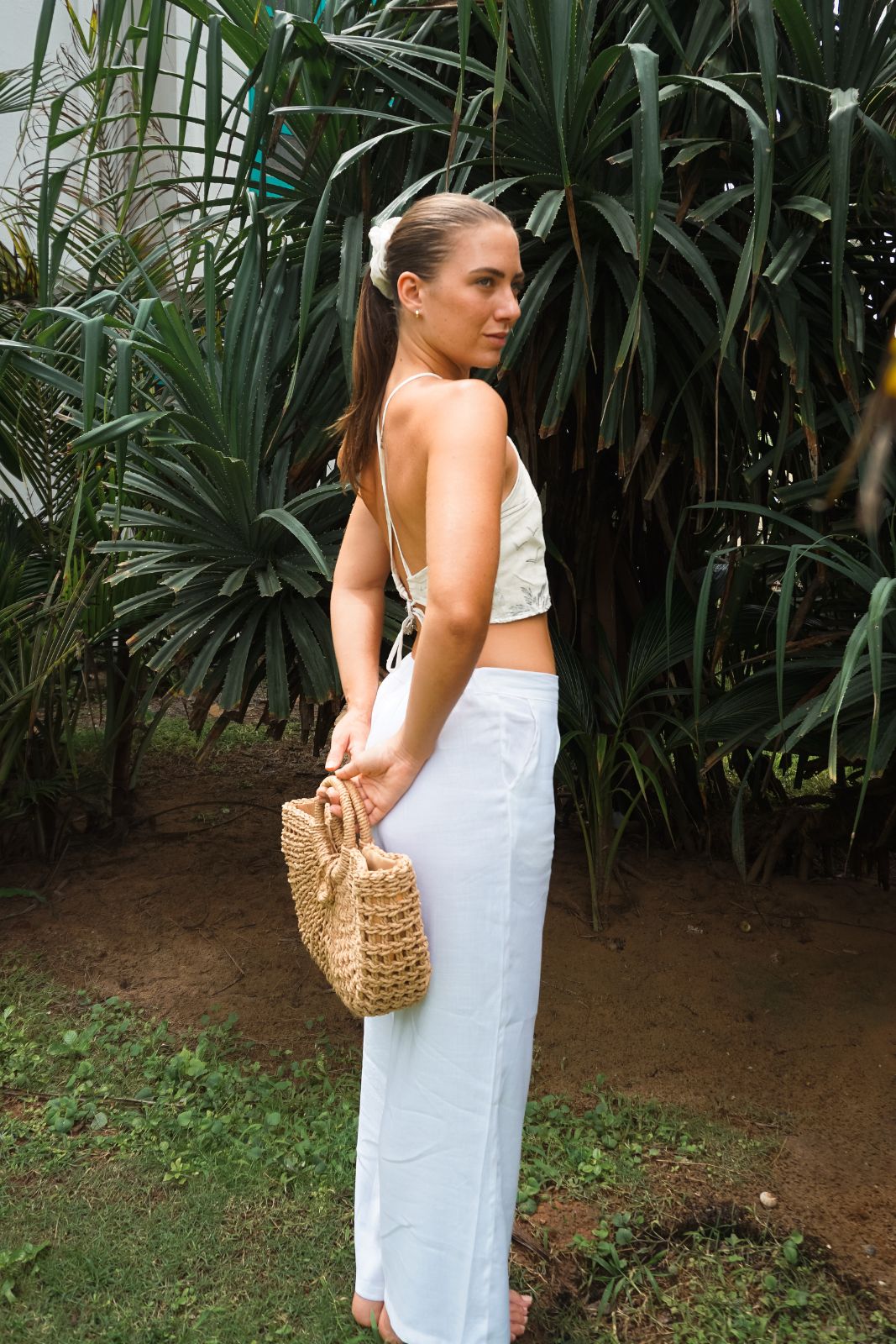 Enora Pants White