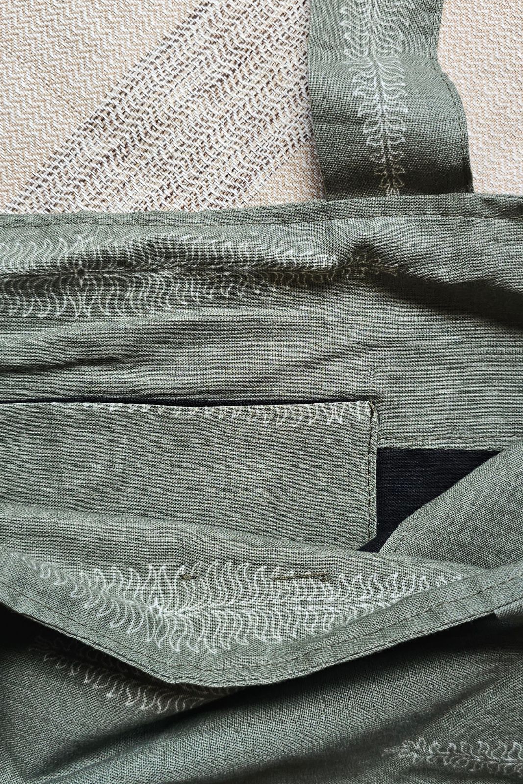 Linen Tote Bag