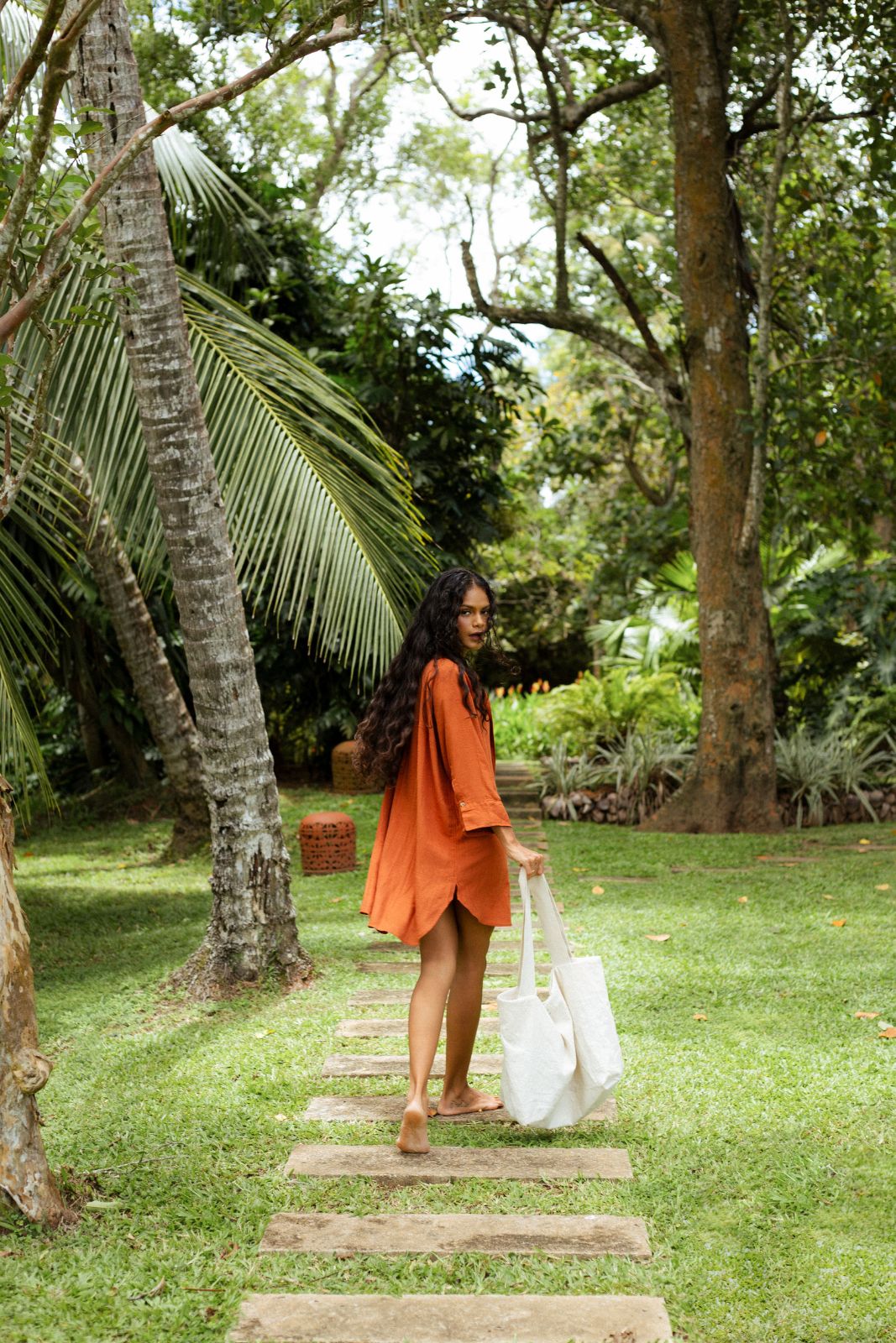 Recycled XL Linen Bag