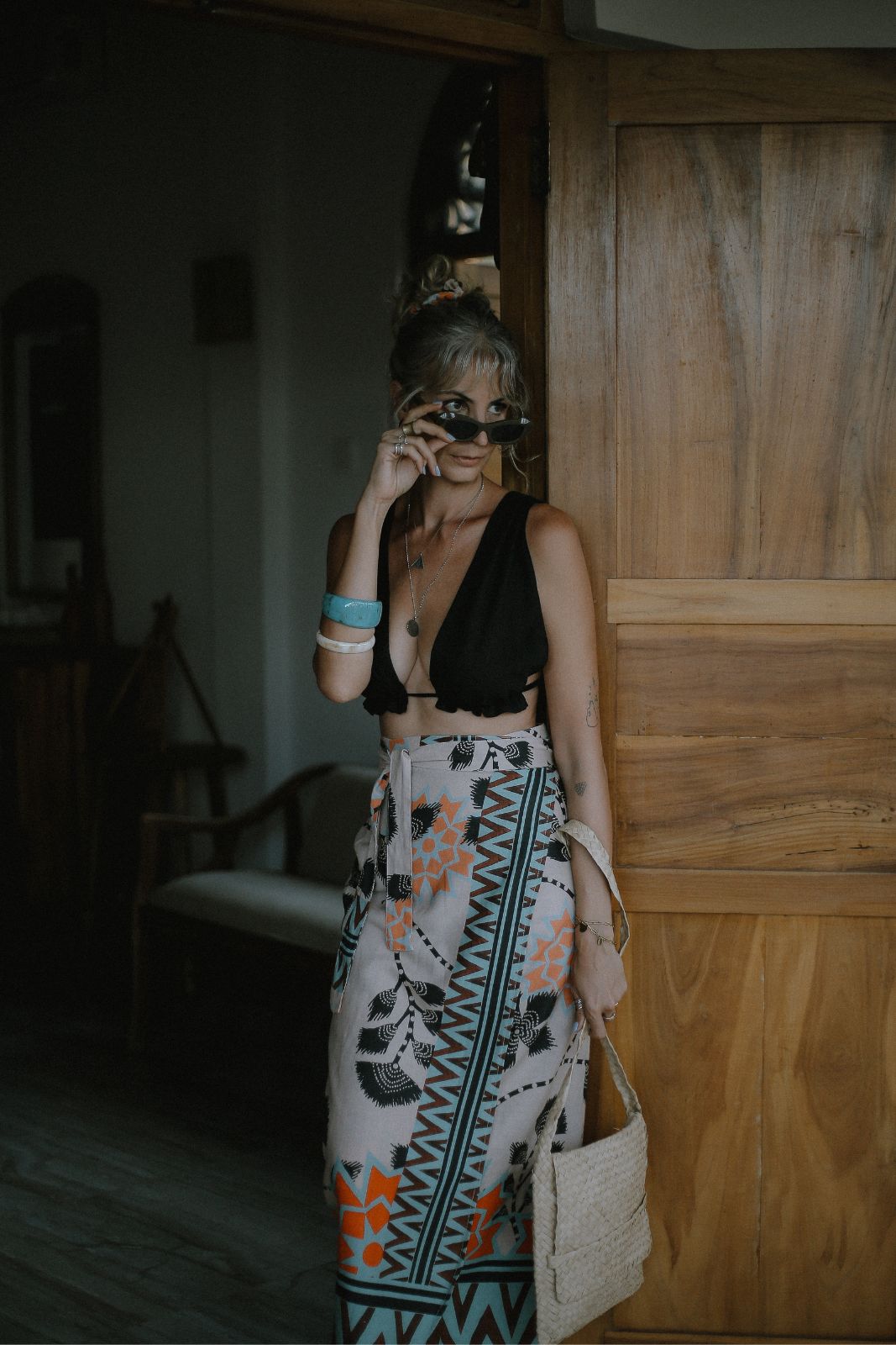 Shanna Long Skirt Azteque