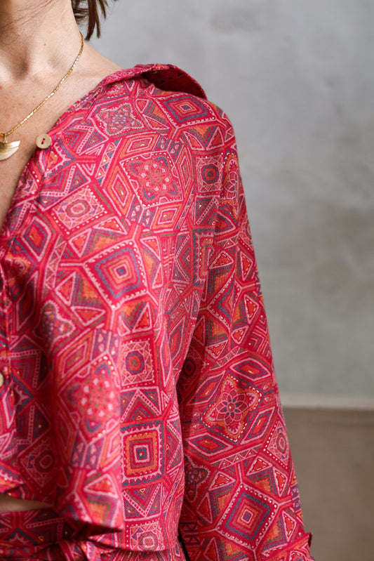 Podhi Shirt Sunset Pink