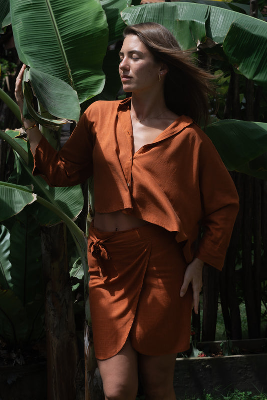 Podhi Shirt Papaya