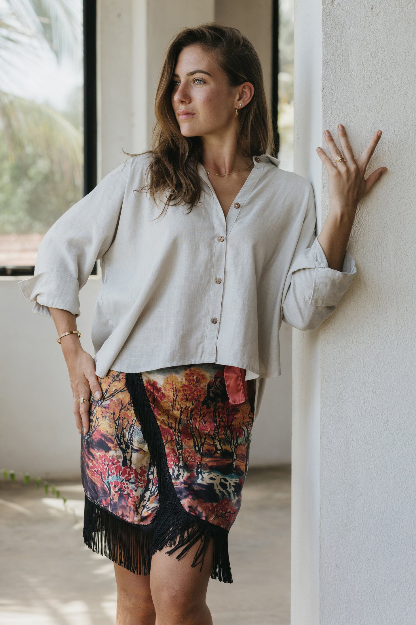 Suhasna Shirt Light Grey