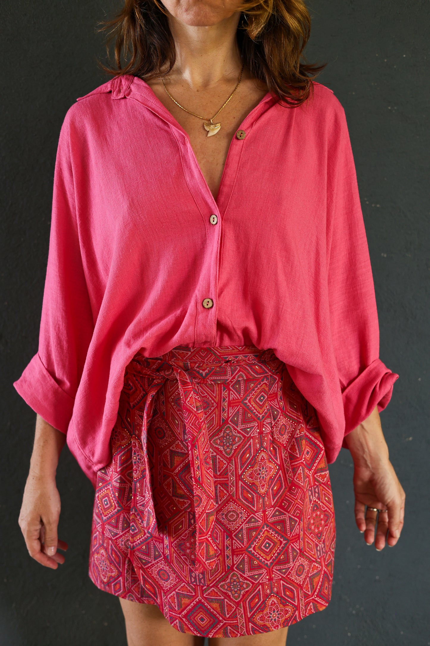 Suhasna Shirt Pink Fushia