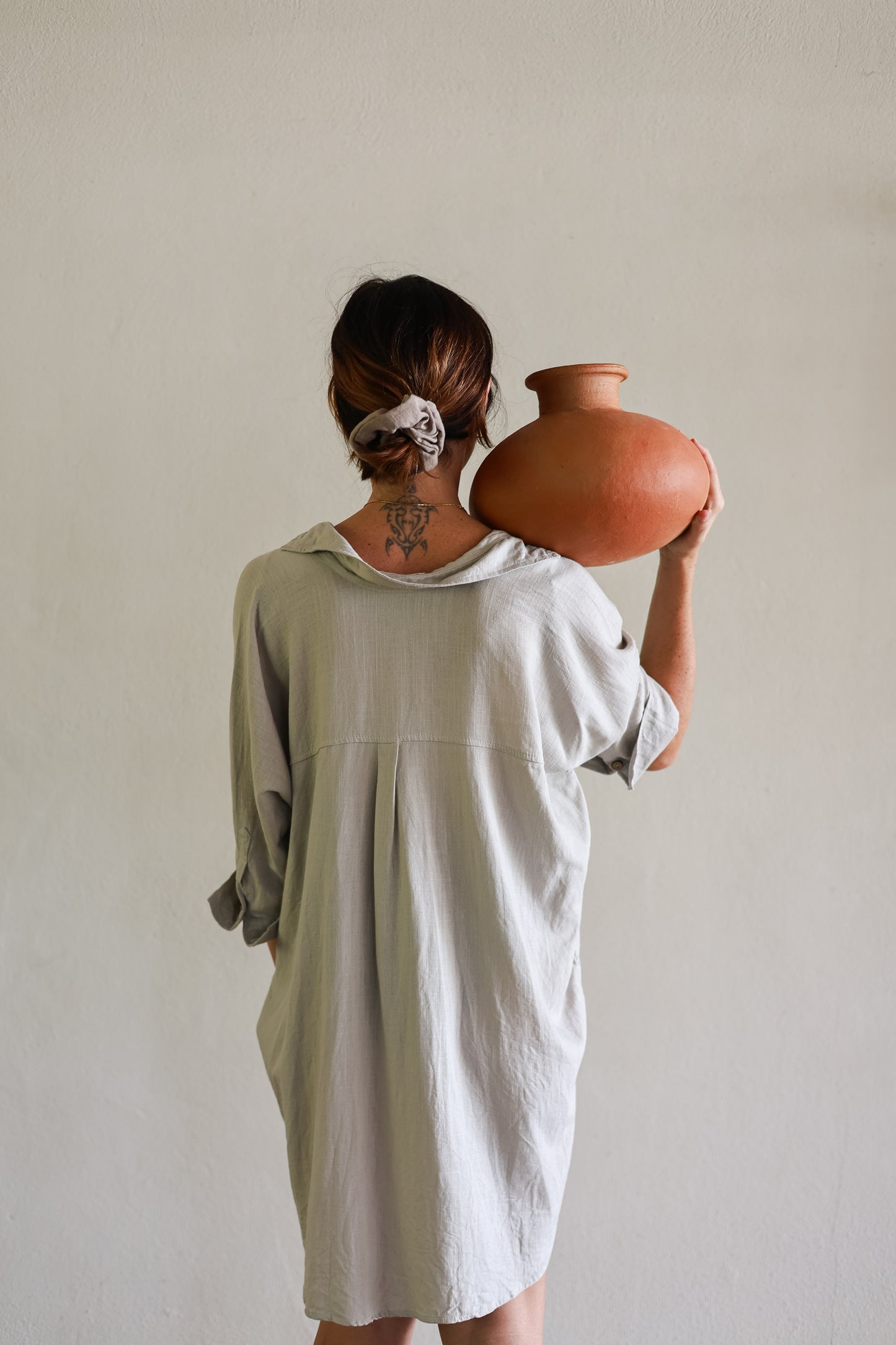 Jane Shirt Light Grey