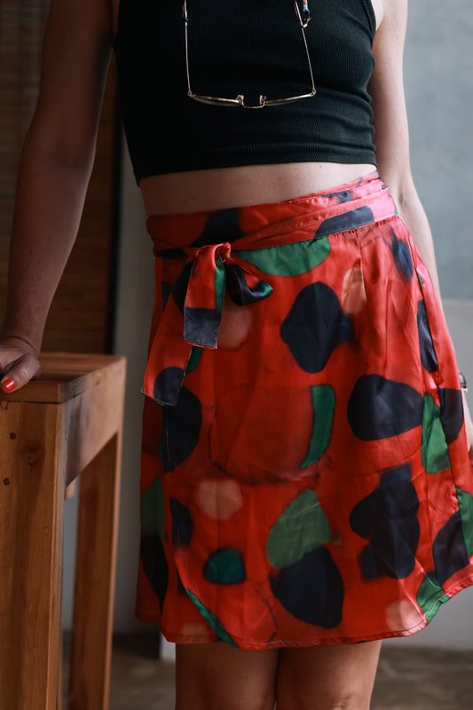 Shanni Skirt Red Dots