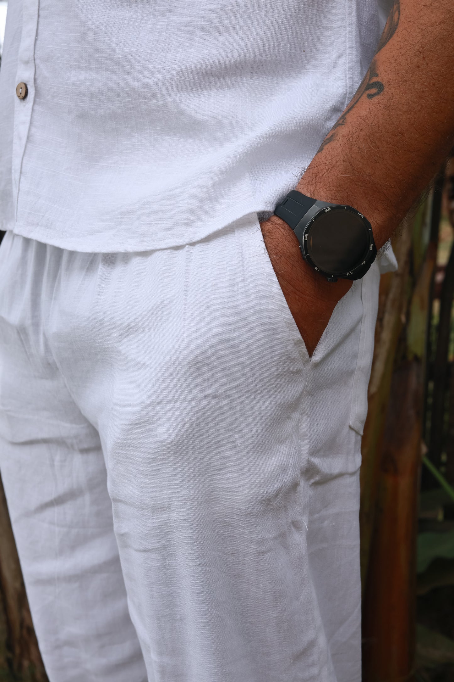 Adam Pants White