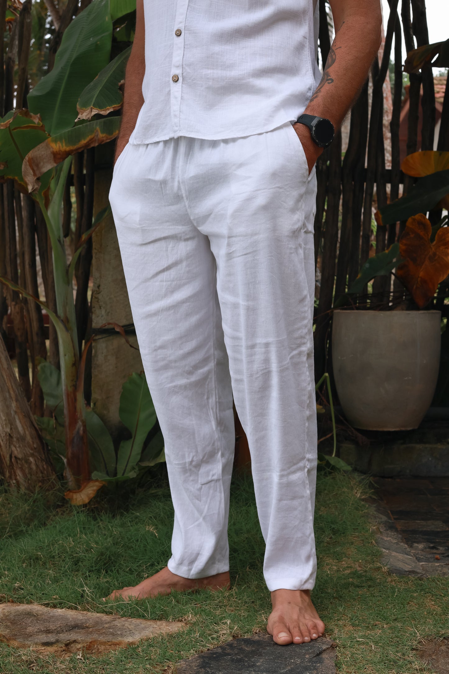 Adam Pants White