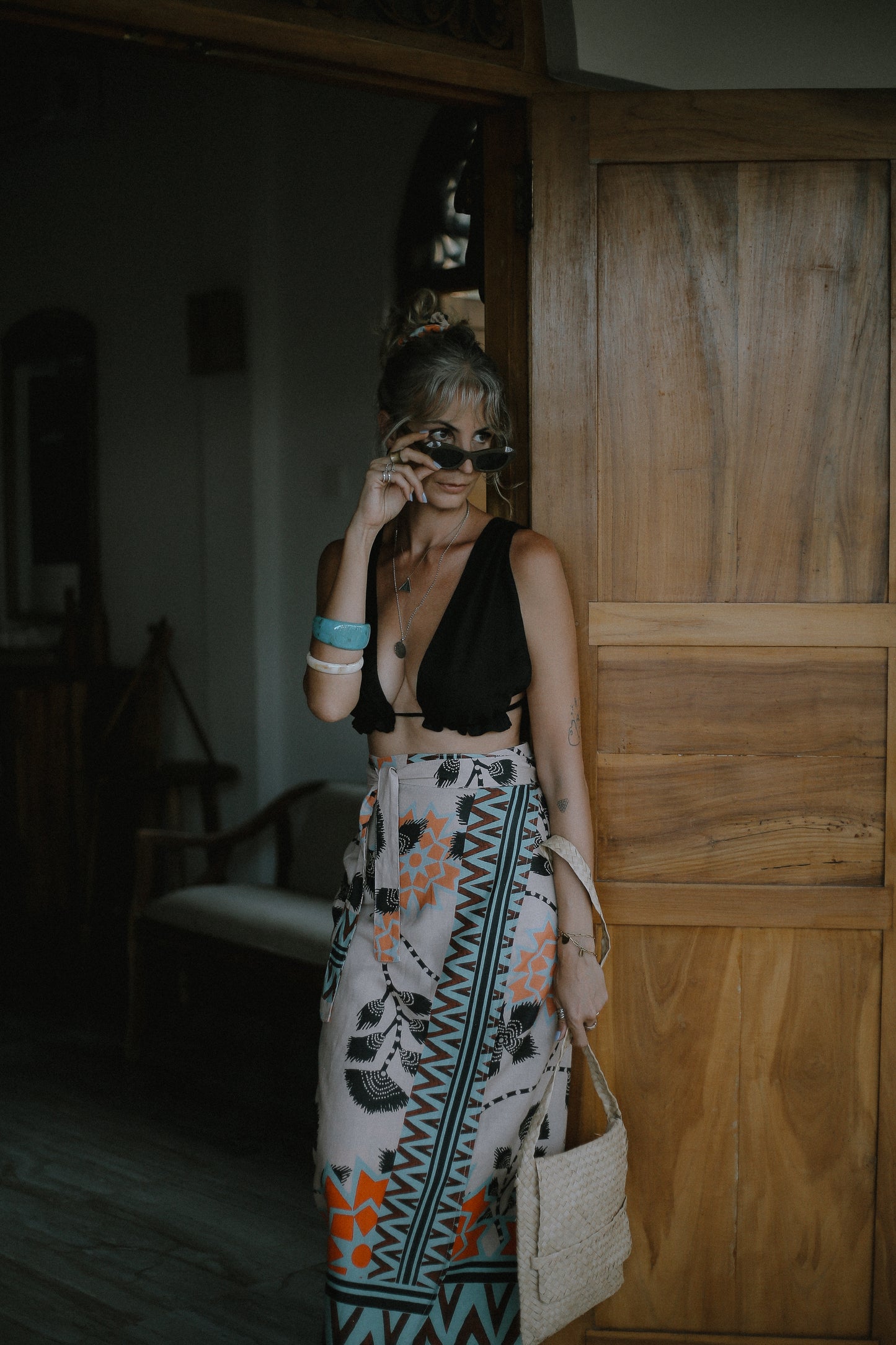 Shanna Long Skirt Azteque