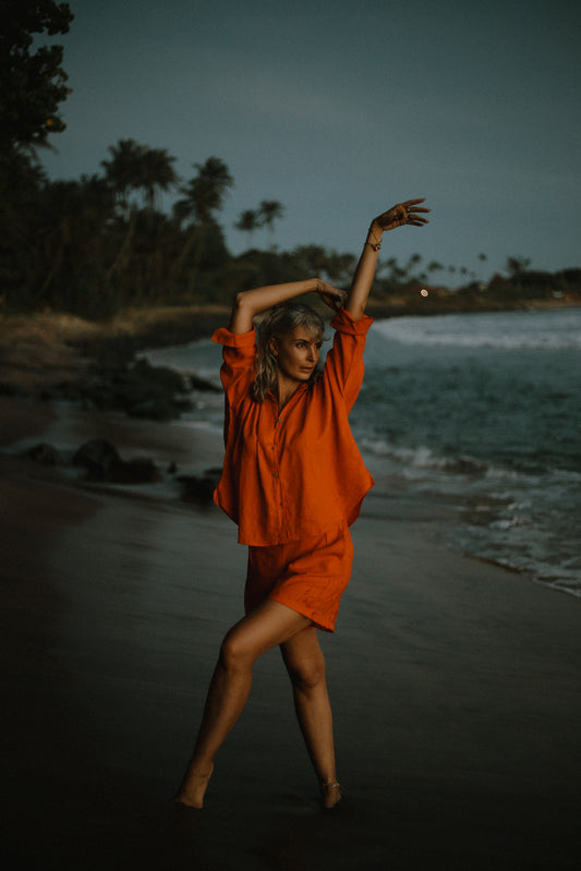 Enora Shorts Orange