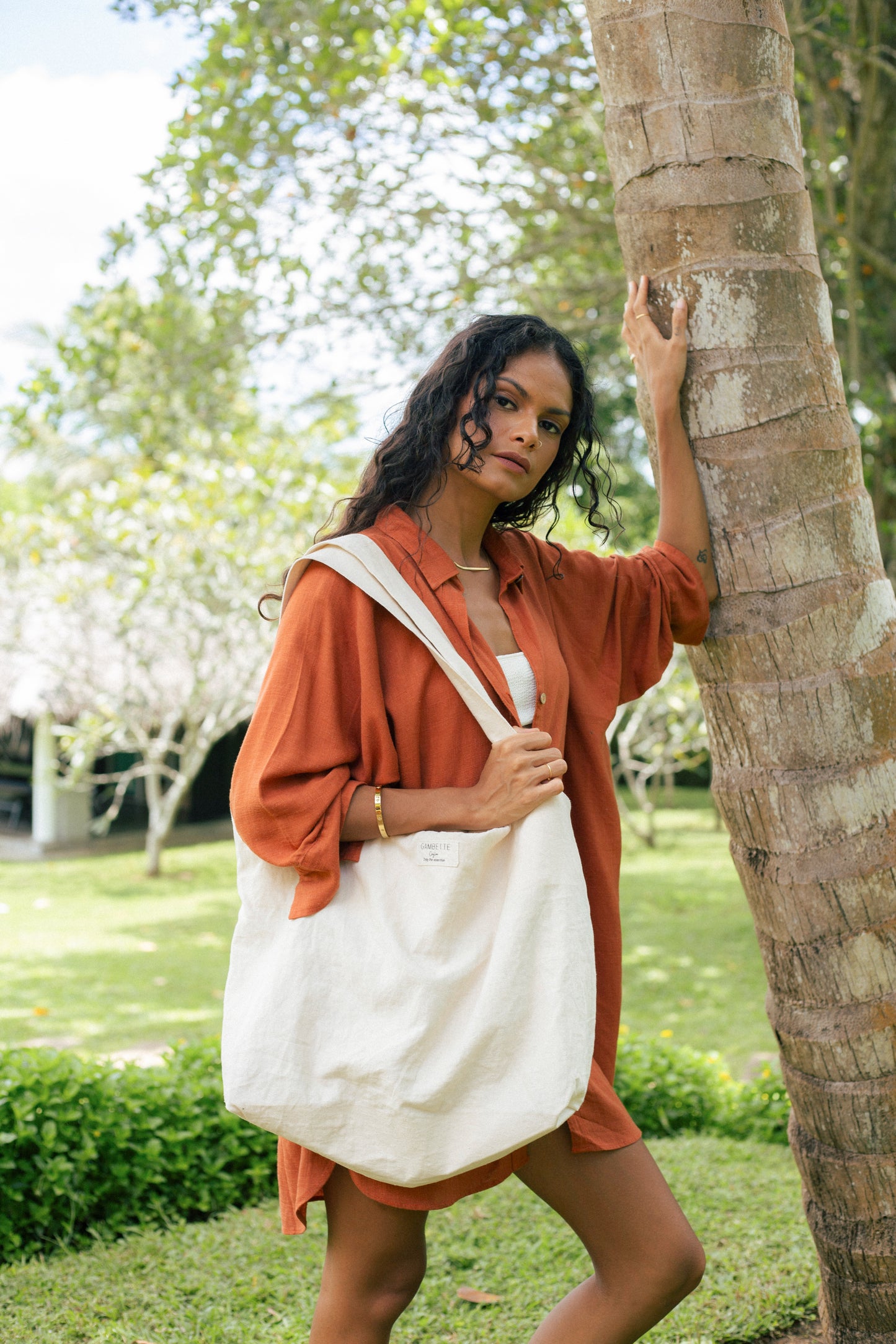Recycled XL Linen Bag