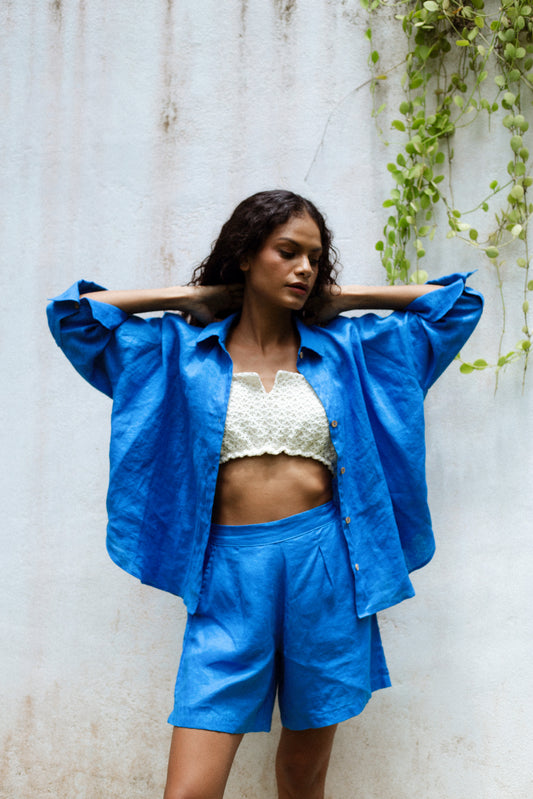 Enora Shorts Blue