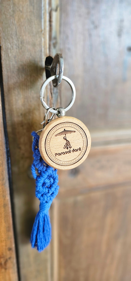 Key Tag Parasol Doré