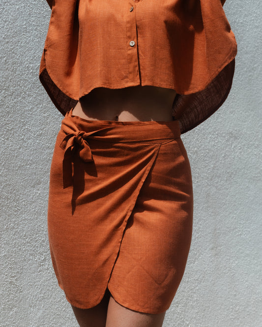 Shanni Skirt Papaya